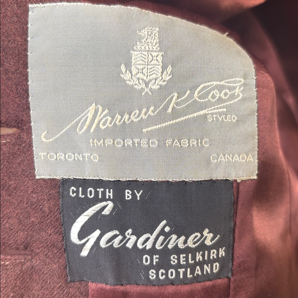 1970s Gingham Brown Yellow Blazer - Picture 7 of 8